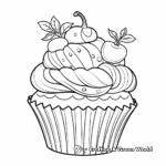 Creative Cupcake Coloring Pages 2
