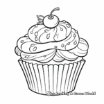 Creative Cupcake Coloring Pages 4