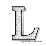 Creative Letter L Lego Coloring Pages 2