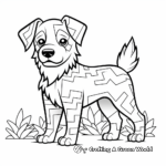 Creative Minecraft Dog Breeds Coloring Pages 3