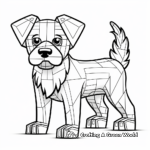Creative Minecraft Dog Breeds Coloring Pages 4