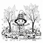 Creative November Autumn Leaves Coloring Pages 2