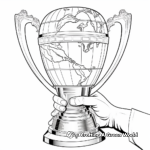 Cricket World Cup Trophy Coloring Pages 4