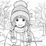 Crisp January Snowfall Coloring Pages 2