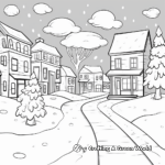 Crisp January Snowfall Coloring Pages 3