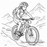 Cross-Country Mountain Bike Coloring Pages 2