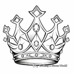 Crown Jewels Inspired Coloring Pages 1