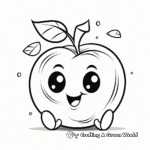 Cuddly Peach Coloring Pages 2