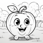 Cuddly Peach Coloring Pages 4