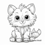 Cuddly Ragdoll Kitten Printable Coloring Pages 4