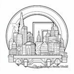 Cultural Letter C Coloring Pages: Countries and Cities 2