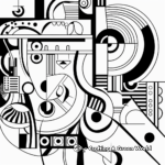 Curvy and Bold Abstract Coloring Pages 1