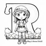 Cute Alphabet Character Coloring Pages 2