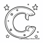 Cute and Simple Letter C Coloring Pages for Toddlers 4