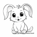 Cute Baby Bunny Coloring Pages 2