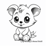 Cute Baby Koala Coloring Pages 2