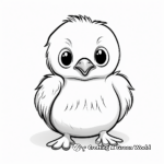 Cute Baby Penguin Coloring Pages 1