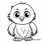 Cute Baby Penguin Coloring Pages 4