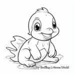 Cute Baby Platypus Coloring Pages 3