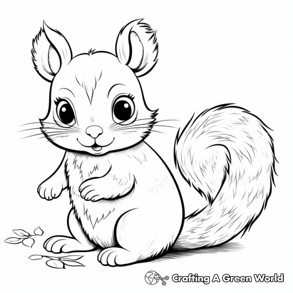 Squirrel Coloring Pages - Free &amp; Printable!