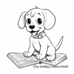 Cute Beagle Coloring Pages 2