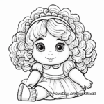 Cute Cabbage Patch Doll Coloring Pages 2