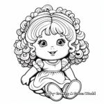 Cute Cabbage Patch Doll Coloring Pages 3