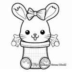Cute Christmas Stocking Card Coloring Pages 2