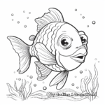 Cute Clown Fish Coloring Pages 1