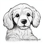 Cute Cocker Spaniel Puppy Coloring Pages 2