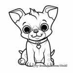 Cute French Bulldog Coloring Pages 2