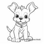 Cute French Bulldog Coloring Pages 3