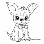 Cute French Bulldog Coloring Pages 4