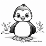 Cute Galapagos Penguin Coloring Pages 3
