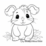 Cute Guinea Pig Coloring Pages 3