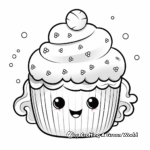 Cute Jelly and Ice Cream Coloring Pages 3