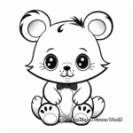 Cute Kawaii Panda Coloring Pages 2