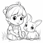 Cute Piglet and Friends Coloring Pages 3