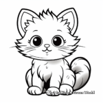 Cute Ragdoll Cat Coloring Pages 1