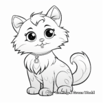 Cute Ragdoll Cat Coloring Pages 3