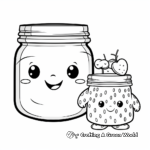 Cute Raspberry Jam Coloring Pages for Kids 2