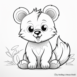 Cute Red Panda Coloring Pages 2