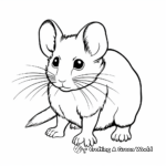 Cute Syrian Hamster Coloring Pages 3