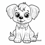 Cute Toy Yorkie Coloring Pages 2