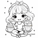 Cutie Pie Sweets and Treats Coloring Pages 1