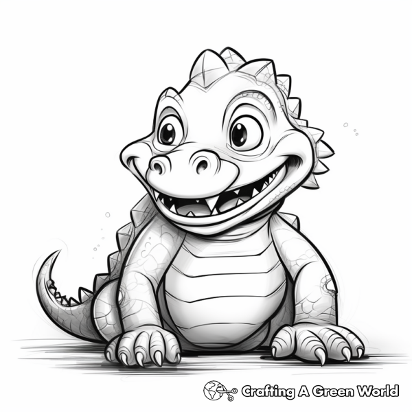 Crocodile Coloring Pages Free & Printable!