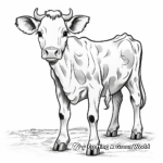 Dairy Cow Coloring Pages for Dairy Lovers 3