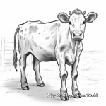 Dairy Cow Coloring Pages for Dairy Lovers 4