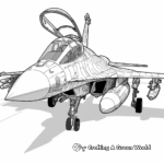 Dassault Rafale Multirole Fighter Jet Coloring Pages 1