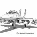 Dassault Rafale Multirole Fighter Jet Coloring Pages 4